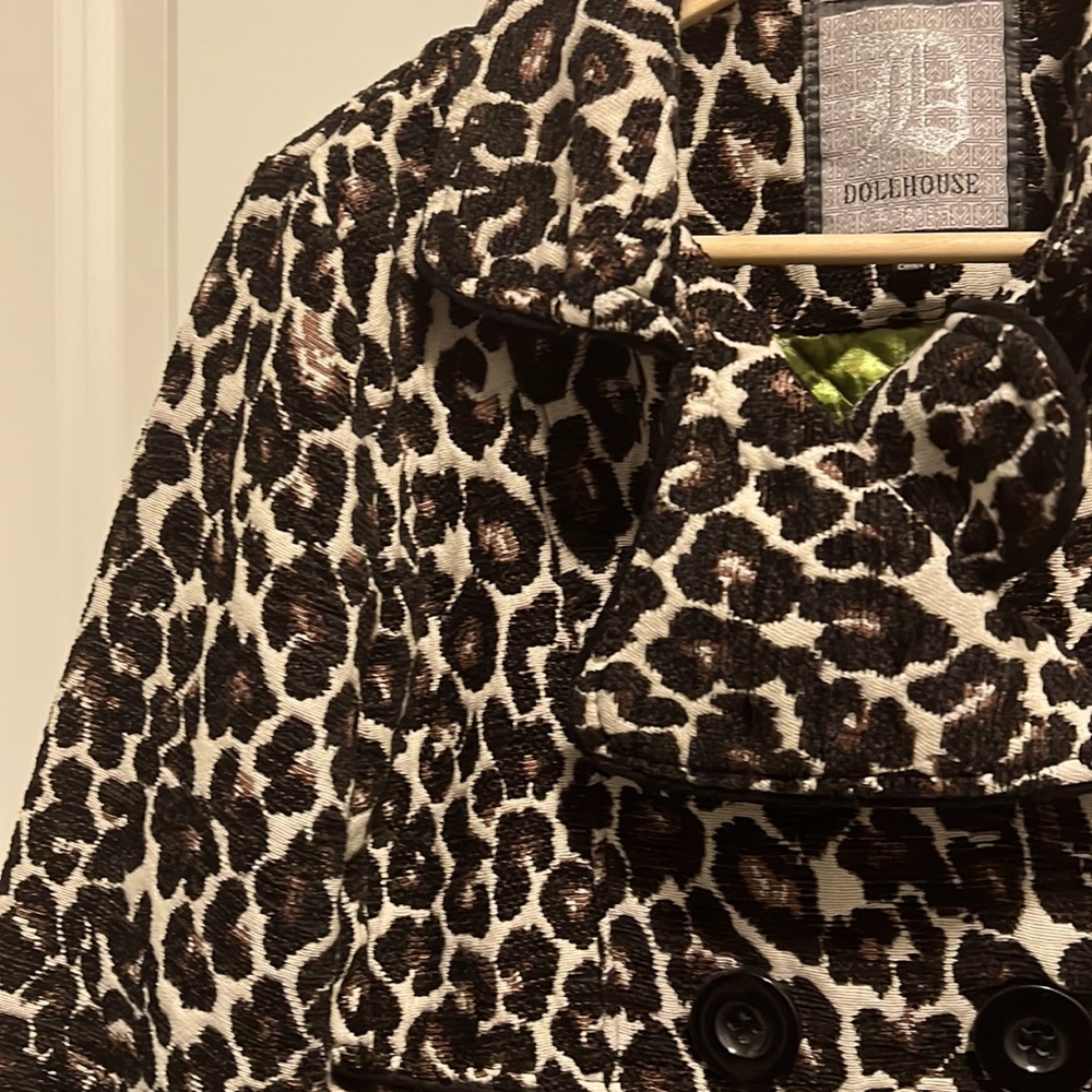 Dollhouse Animal Leopard Chetah Winter Coat Jacket